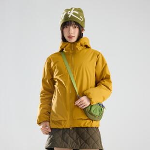 2026新款棉衣男女秋冬季轻量化防风防水保暖休闲运动跑步连帽外套