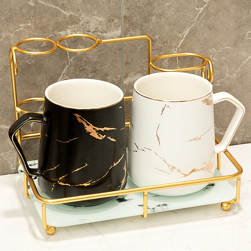 情侣漱口杯轻奢陶瓷牙刷杯子一对套装家庭用网红创意洗漱牙缸牙具,家庭/个人清洁工具,洗漱杯,淘宝优惠券,粉丝福利购,淘宝优惠卷