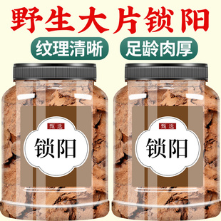 锁阳中药饮片500g正品 官方旗舰店野生锁阳片切片肉苁蓉淫羊藿泡酒
