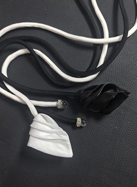 缎面玫瑰花苞细绑带腰带收腰腰绳