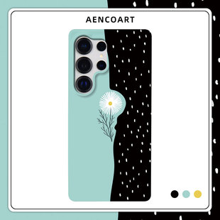 「蒲公英之恋」花卉适用三星GalaxyS26Ultra手机壳S25u半包磨砂硬壳S24 保护套plus全包肤感简约高级波点日韩