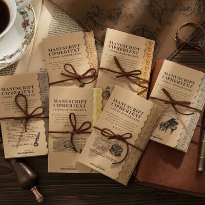 20 pcs Vintage old manuscript paper Hollow lace Decorative S