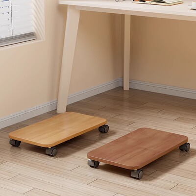 Underneath the main chassis rack and office desk