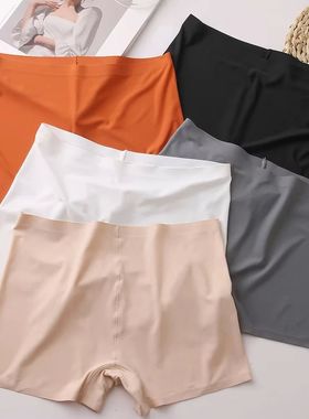 Women Seamless Safety Short Pants Panties Anti Exposure Unde