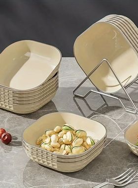8-Piece Set Of Small Plates With Bone Spitting Dishes - Crea