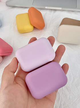 2PC/Set Beauty Contact Lens Case Matte Frosted INS Small Cut