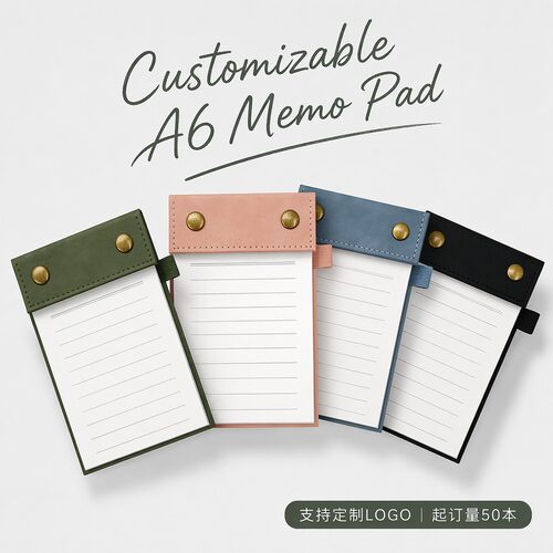 A6 Thick Notepad with Sticky Notes
