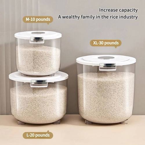 Sealed household rice bucket, insect proof and moisture-proo