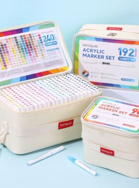 LANGUO 96-240 Colors Direct Liquid Colors Acrylic Paint Pens