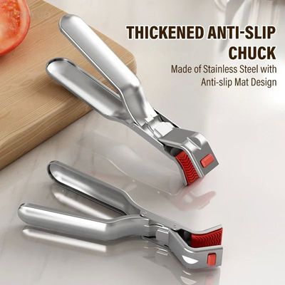 Stainless Steel Gripper Clips Hot Dish Plate Anti-Scald Clip