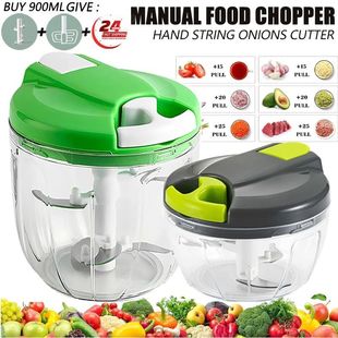 Multi Meat Mincer Garlic Chopper Onion Cutter Rotate Kitchen