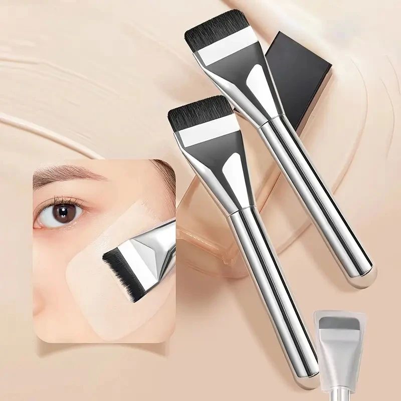 Ultra - Thin Flat - Head Foundation Brush, Lightweight for F