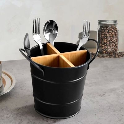 Kitchen Cutlery Organizer Knife Stand Storage Holder Separat