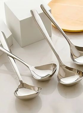 2pcs Heavy-Duty Stainless Steel Serving Spoons Rust-Resistan