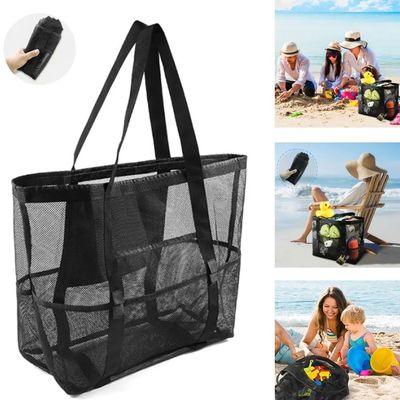 Large-Capacity Mesh Beach Bag Swimming Bag For Children Beac
