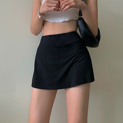 Tennis Skirt Women High Waist Sexy Girl Tight Bag Hip Short