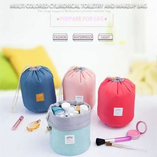 New Cosmetic Bag Fashion Round Waterproof Makeup Bag Travel