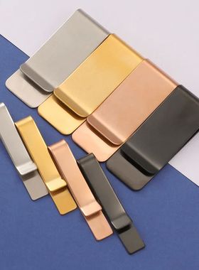 5 Pcs Metal Paper Clip for Notebook Bookmark Tool Stainless