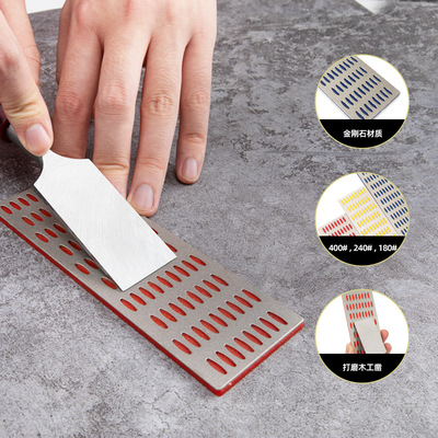 Diamond sharpening stone tool suitable for 3-piece set