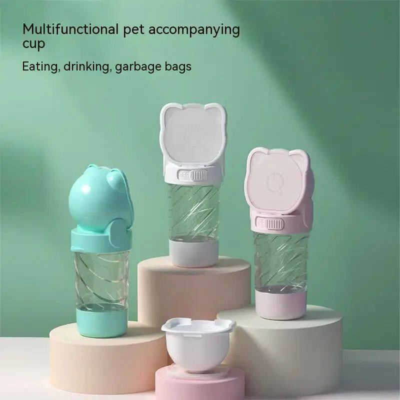 Dog Outing Water Cup Bottle Portable Cup Walking Dog Water B