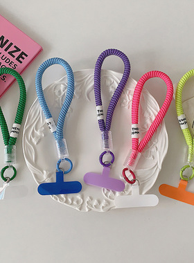 Phone lanyard Color camera keychain anti-loss wrist strap