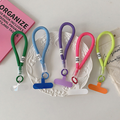 Phone lanyard Color camera keychain anti-loss wrist strap
