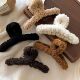 Hair Claws Women Fashion For Fur Winter Autumn Faux Plush