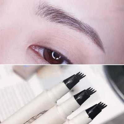 4 Point Eyebrow Pencil Waterproof Liquid Eyebrow Pen Makeup