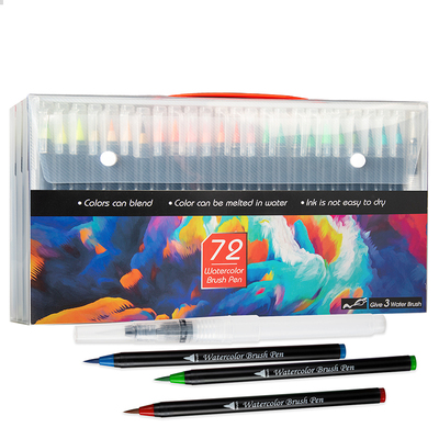 20/48/72 Color Watercolor Markers for Drawing Felt-Tip Pens