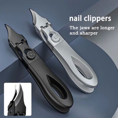 Professional Super Sharp Slanted Nail Clippers Opening Anti-