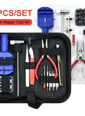 16pcs/set watch repair tool kit for watch back cover opener