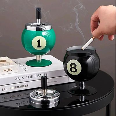 Creative Billiard Metal Ashtray Home Decoration Ashtray With