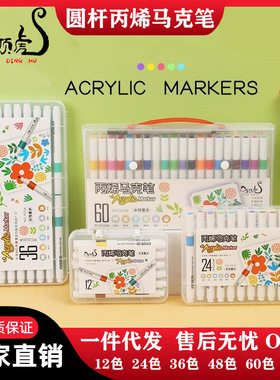 Acrylic marker pen for children, washable, water-based