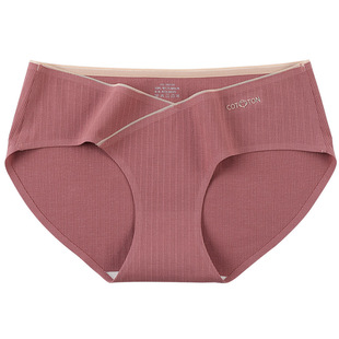 Cotton Low Panties 4XL Plus Maternity Jacquard Belly Waist