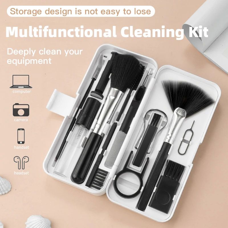 18 in 1 Computer Keyboard Cleaner Kit Phone Tablet Camera Sc