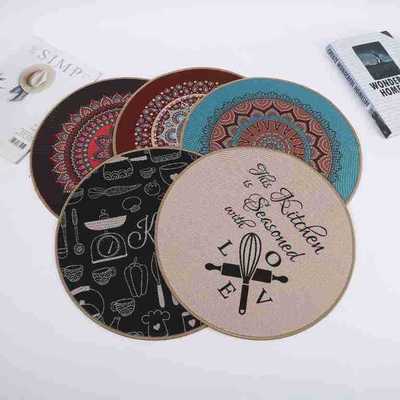 Anti scald and heat-insulating Western food mat