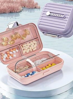 7 Grids Mini Portable Pill Box Weekly Medicine Vitamin Stora