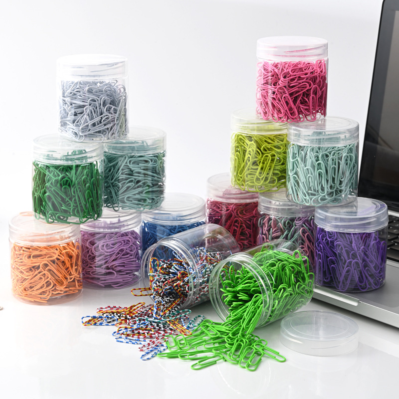 200-piece pack of colored paper clips