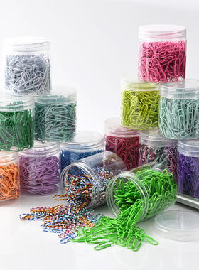 200-piece pack of colored paper clips