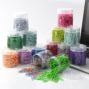 200-piece pack of colored paper clips