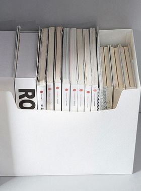 2pcs Pp Plastic File Storage Container Large Capacity Lightw