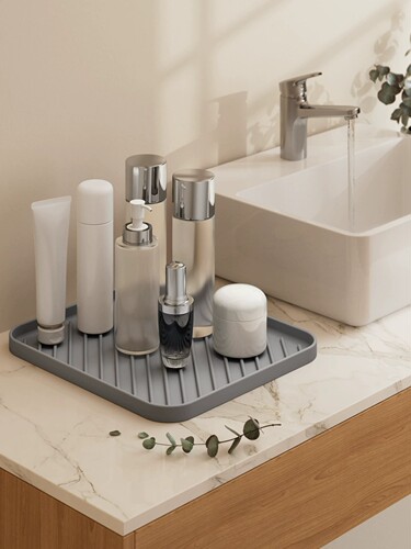 Water ripple silicone drain mat Insulated coaster water