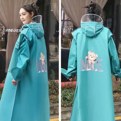 Fashion Glove-Integrated Raincoat for Electric Bike & Hiking