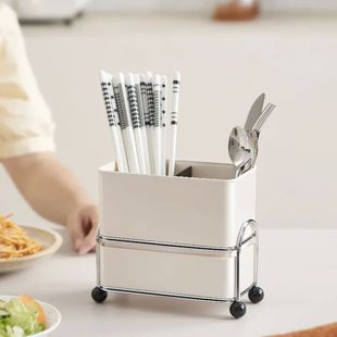 1PCS Chopsticks Tube Bucket Drainer Tableware Storage Holder