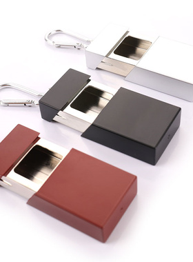 1pcs Fashion Portable Ashtray With lid Keychain Pocket Ashtr