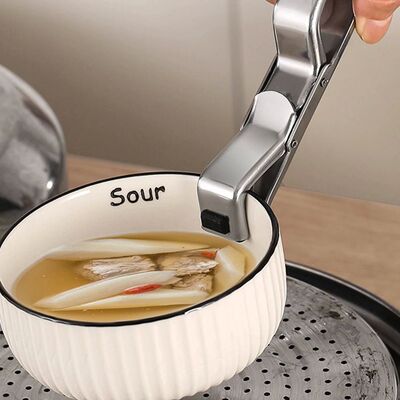 Anti-scalding Clip Hot Bowl Holder Dish Clamp Pot Pan Grippe