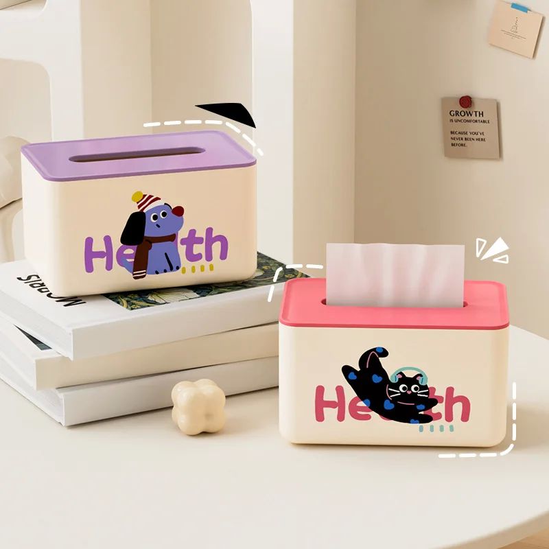 Dopamine Color Tissue Box Creative Tissue Case Living Room D