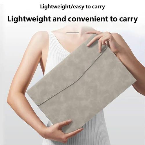 A4 LeatherFile Storage Bag Waterproof Large Capacity Portabl
