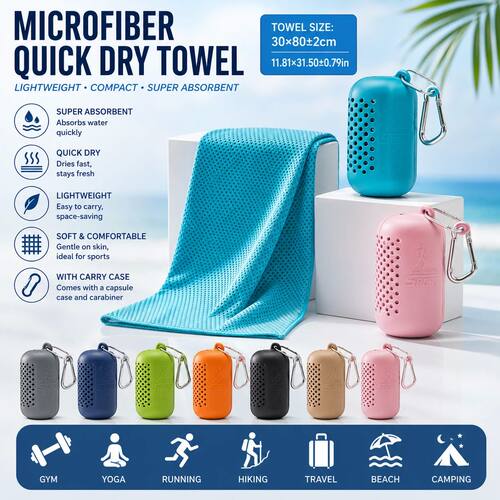 Instant Cooling Sports Towel 30x80cm Quick Dry Cooling Towel