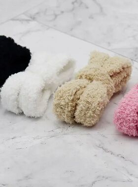 Fall Autumn Winter Fuzzy Shoelaces Soft 15mm Big Fat Plush T